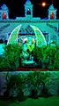 Decoration of a God Krishna in India