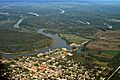 Demopolis Alabama with river confluence