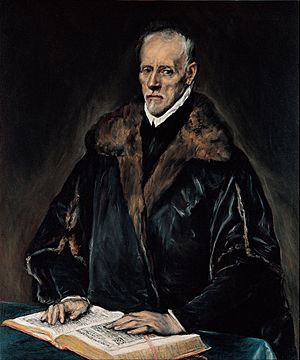 Archivo:El Greco (Domenikos Theotokopoulos) - Portrait of Dr. Francisco de Pisa - Google Art Project