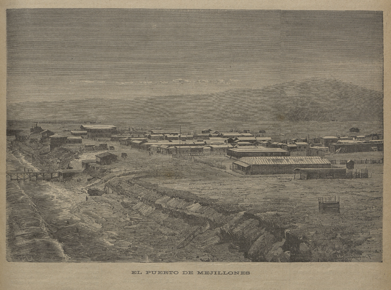 El puerto de Mejillones 1890