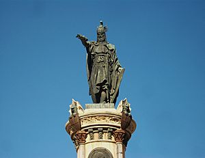 Archivo:Estàtua de Jaume I a Castelló de la Plana, País Valencià