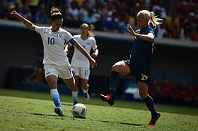 Archivo:Estados Unidos x Suécia - Futebol feminino - Olimpíada Rio 2016 (28320675743)