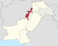 Federally Administered Tribal Areas in Pakistan (claims hatched)