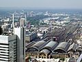 Frankfurt am Main Hauptbahnhof von oben