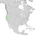 Fraxinus latifolia range map 1