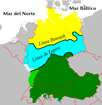 Archivo:German dialectal map-es
