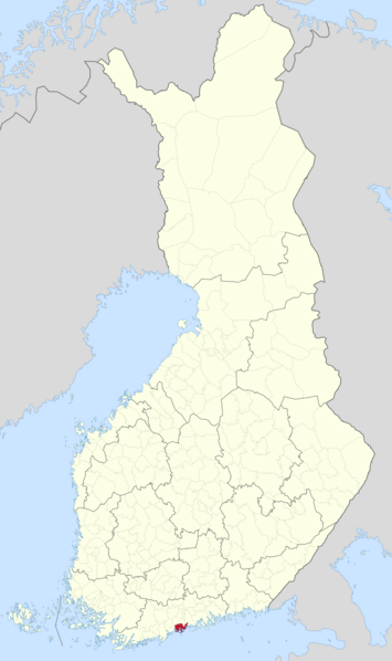 Helsinki sijainti Suomi