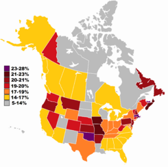 Irish ancestry in the USA and Canada.png