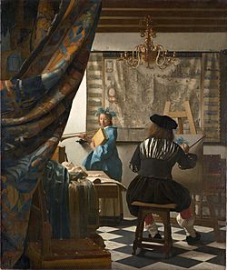 Archivo:Jan Vermeer - The Art of Painting - Google Art Project