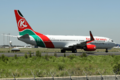 Kenya Airways Boeing 737-800 5Y-KYA JNB Jan 2007