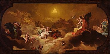 La Gloria (boceto), de Francisco de Goya. (Museo Ibercaja Camón Aznar)