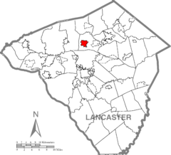 Lititz, Lancaster County Highlighted.png