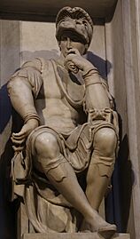 Lorenzo de Medici (Michelangelo) Cappelle Medicee Firenze