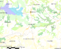 Map commune FR insee code 29141