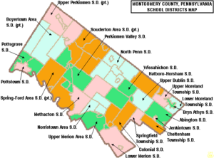 Archivo:Map of Montgomery County Pennsylvania School Districts
