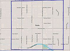 Map of Reseda neighborhood, Los Angeles, California.jpg