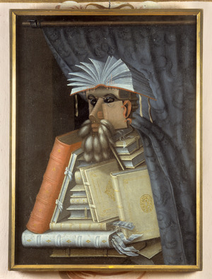 Archivo:Porträtt. Karikatyr. Bibliotekarien. Guiseppe Arcimboldo - Skoklosters slott - 73759
