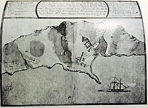 Archivo:Pto Egmont, Malvinas, 1780 - mapa español