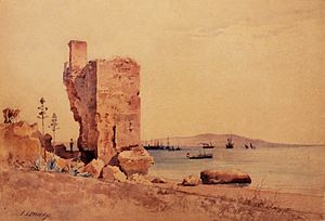 Archivo:Ruine à Algesiras Ernest Louis Lessiuex