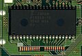 Sony Playstation 1 SCPH-1002 motherboard top (cropped)