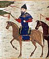 Sultan Mahmud of Ghazni, Folio from a Majma al-Tavarikh (World Histories, 1425) MET AD-37.193a