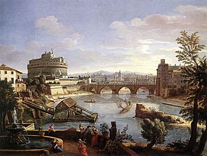 Archivo:The Castel Sant'Angelo from the South