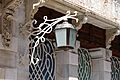 Victor Beltri construction on Mayor Street in Cartagena in Spain in Jugend Style - lamp