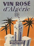 Vin rosé d'Algérie 1930