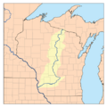 Wisconsinrivermap