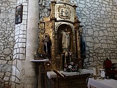 09e Sardon iglesia san Juan Bautista retablo lado epistola ni
