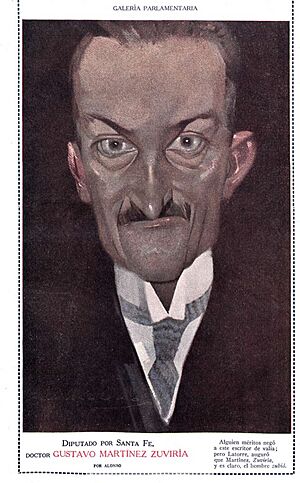 Archivo:1917-03-24, Caras y Caretas, Galería parlamentaria, Diputado por Santa Fe, doctor Gustavo Martínez Zuviría, Alonso