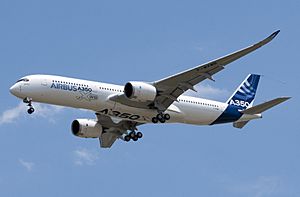 Archivo:A350 First Flight - Low pass 02