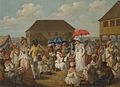 Agostino Brunias - Linen Market, Dominica - Google Art Project