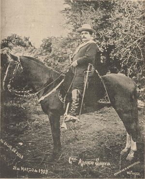 Archivo:Aparicio Saravia el 21 de Marzo de 1903