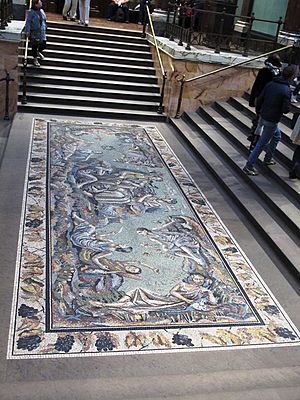 Archivo:Boris Anrep mosaic, The National Gallery - The Awakening of the Muses