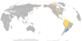 Calidris subruficollis map