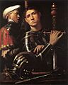 Cavazzola Guerrero con su escudero 1518-22 Uffizi