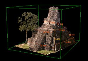 Archivo:Cyark Tikal Temple II 3D