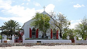 Archivo:Grand Turk - Cockburn Town, St. Mary's Cathedral - panoramio
