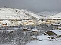Gredilla de Sedano con nieve