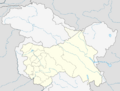 India Jammu and Kashmir state location map