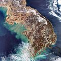 Korean peninsula ESA238678