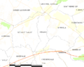Map commune FR insee code 14329