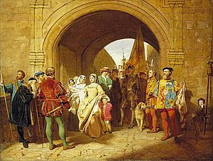 Archivo:Margaret Tudor defies Parliament
