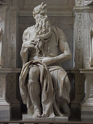 Archivo:Michelangelo's Moses in San Pietro in Vincoli 2