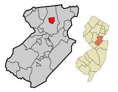 Middlesex County New Jersey Incorporated and Unincorporated areas Metuchen Highlighted.svg