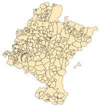 Navarra - Mapa municipal Burlada