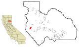 Plumas County California Incorporated and Unincorporated areas Tobin Highlighted.svg