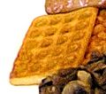 Potato Waffle isolated