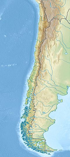 Cordillera de Doña Rosa ubicada en Chile
